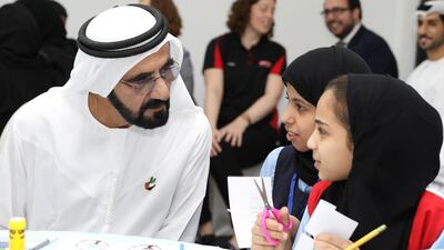 Sheikh Mohammed stressed the importance of co-ordination and interaction between the public and private sectors to pursue development and attract the largest number of creative minds who have innovative ideas. Wam