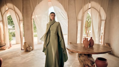 Fluid layers and natural fibres such as silk, cotton, linen and wool make up the new Ramadan collection. Photo: Loro Piana
