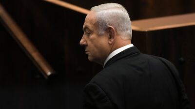 Former Israeli Prime Minister Benjamin Netanyahu. AP