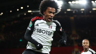 Brazilian, making 50th appearance for club, showed great skill and composure to drill Fulham into a 19th-minute lead with their first attempt at goal. Getty Images