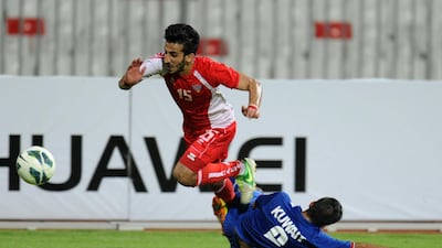 The UAE under-23s (red) begin their U-23s Gulf Cup campaign in Bahrain on Friday.