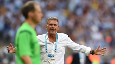 Carlos Queiroz has been with Iran for the last four years but they still have no dedicated scouting staff and salaries are poor. Behrouz Mehri / AFP