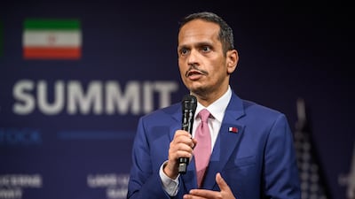 Qatar's Prime Minister Sheikh Mohammed bin Abdulrahman said Israel had been fuelling tensions across the region for the past two years. EPA