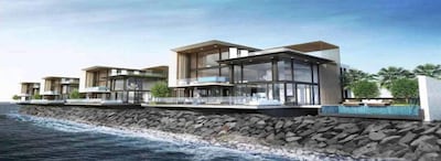 A closer look at the 15,000sq ft, six-bedroom villas. Courtesy Luxury Property