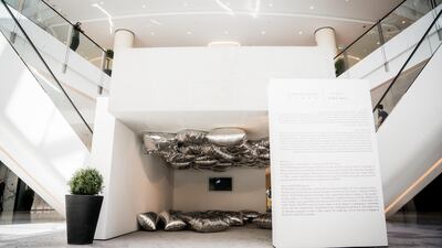 Andy Warhol's 'Silver Clouds' at the Dubai Mall