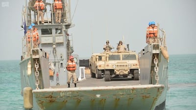 Saudi Arabia’s navy consisted of 13,500 men, including 3,000 marines and a helicopter wing, according to The Military Balance 2015, issued by the International Institute for Strategic Studies. Saudi Press Agency / Handout via Reuters