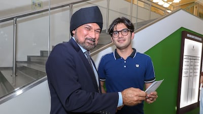 Ranvir Singh with his father Kulvinder