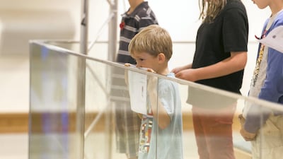 The St Andrew's Church Remembrance Day service. Reem Mohammed / The National