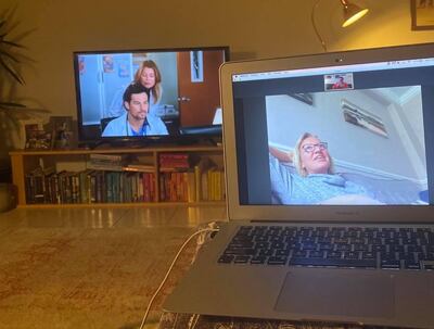 Watching a movie wih friends is totally doable with some good timing and Zoom. Farah Andrews / The National