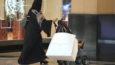 VAT could bring in up to $6.5bn for the UAE by 2019. Pictured, shoppers spend the afternoon at Mall of the Emirates in Dubai. Sarah Dea / The National