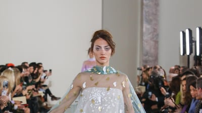 A look from the Georges Chakra spring / summer 2020 couture collection. Courtesy Georges Chakra