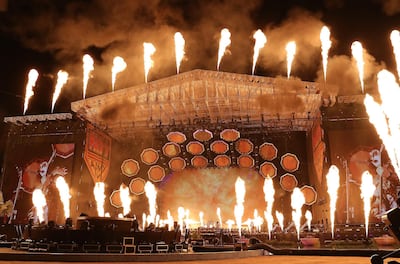 The Dubai New Year's Eve show by Kiss was nothing short of explosive. Pawan Singh / The National
