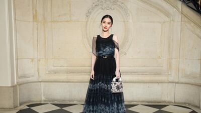 Angelababy attends the Christian Dior show (Photo by Pascal Le Segretain/Getty Images)