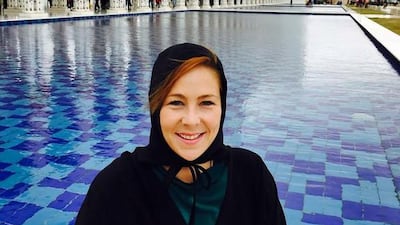 Morgan Carver Richards, a writer who just moved back to the US from Dubai, is creating funny, short videos about what it’s like to be an expat trying to adjust to life at home. Courtesy Morgan Richards