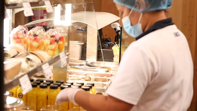 Visitors can pick up what they like, or staff behind the counter can prepare their dish for them on the spot