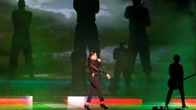 The singer Sade performs with her band at the O2 World on May 13 in Berlin.