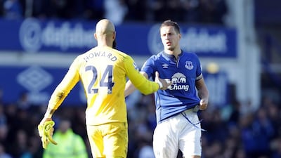 Centre-back: Phil Jagielka, Everton. Scored the only goal and defended valiantly as Everton defeated Southampton to all but guarantee their survival. (Photo: Clint Hughes / Getty Images)