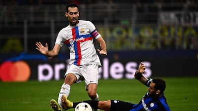 Sergio Busquets – 6. Booked on the hour and one of several Barca players who grew frustrated as the game went on. AFP