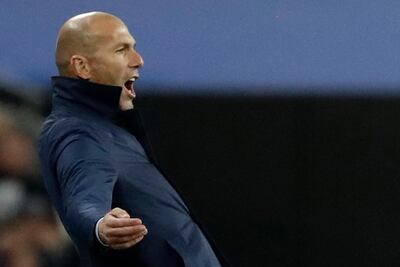 Zinedine Zidane is under pressure but the success he has already delivered to Real Madrid counts for plenty. Matt Dunham / AP Photo