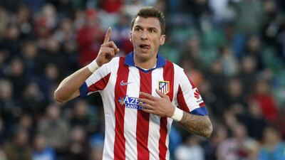 Atletico Madrid's Mario Mandzukic has scored 12 goals in 20 matches across all competitions for the club this year. Morell / EPA
