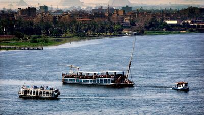 Holiday makers enjoy Nile cruises during Sham el-Nessim, or "smelling the breeze," in Cairo. Tourism is a key pillar of Egypt's economy, comprising 15 per cent of its gross domestic product, a major source of hard currency and income for four million citizens. AP