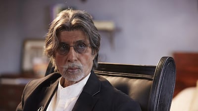 Amitabh Bachchan portrays a disabled chess player in Wazir. Courtesy Reliance Entertainment