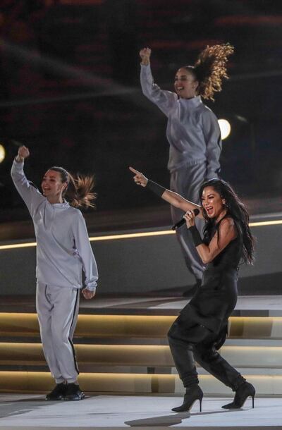 Nicole Scherzinger returns. Victor Besa / The National