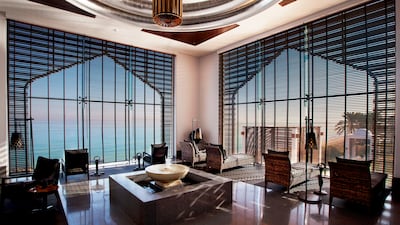 The relaxation lounge at The Spa, for a moment of zen.