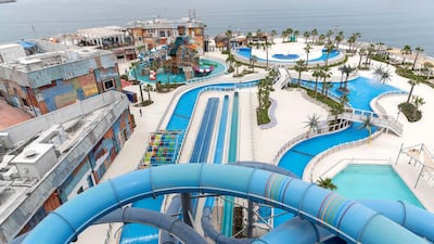 A view from the top of one of the slides. Antonie Robertson / The National