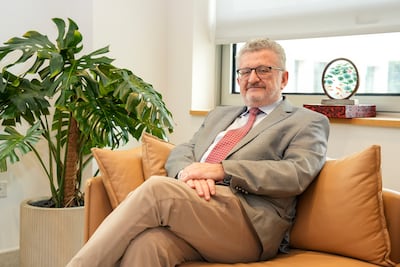 Fabio Piano, CEO and interim vice chancellor of NYUAD, hailed the community spirit of the graduating class of 2026. Pawan Singh for The National