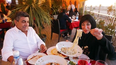 Toucan, a newly opened restaurant in the Libyan capital Tripoli. Several cafes and restaurants have sprung up in the past three months along a 15-kilometre (nine-mile) stretch of road linking several neighbourhoods in western Tripoli. Mahmud Turkia / AFP Photo