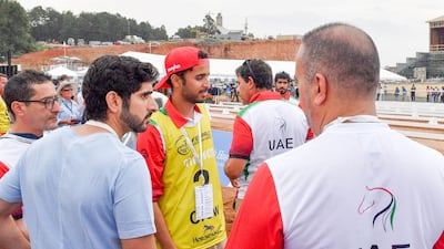 Sheikh Hamdan attends the opening of the FEI World Equestrian Games 2018 in North Carolina, US. Courtesy Dubai Media Office