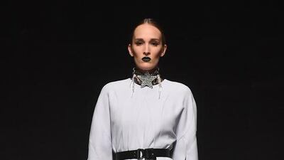 Hussein Bazaza presented runways shows at previous seasons of Fashion Forward Dubai. Courtesy FFWD