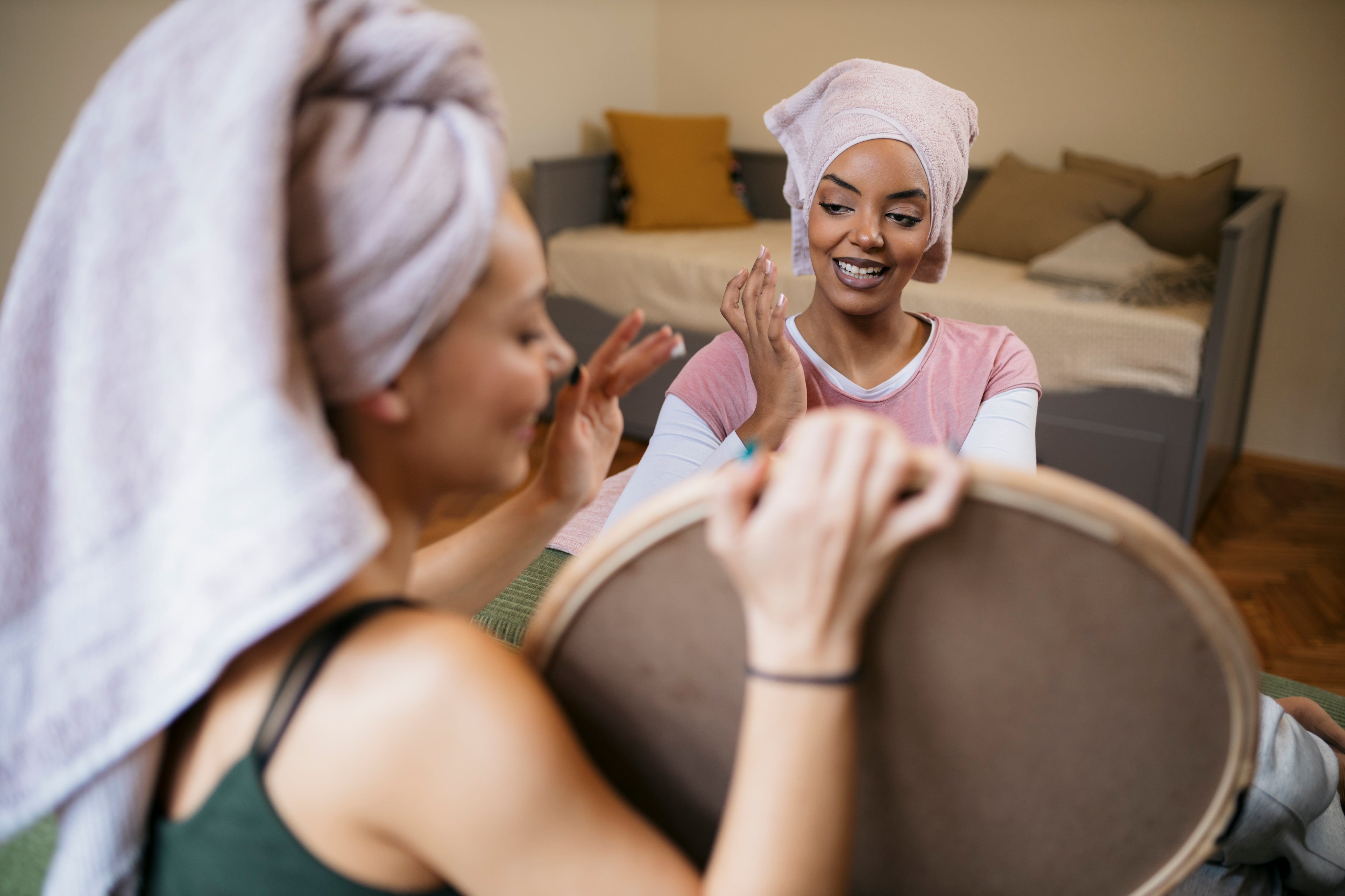 For many women, skincare and make-up routines offer a little bit of normality during uncertain times. Getty Images