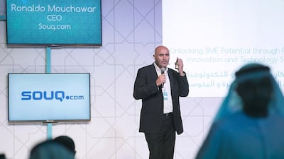 Ronaldo Mouchawar of Souq.com said, 'We are growing at 50 per cent year-on-year in the UAE alone'. Mona Al Marzooqi / The National