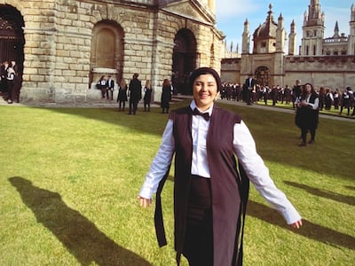 Ana received a scholarship for postgraduate studies at the University of Oxford. Photo: Ana Diamond