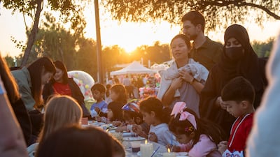 Families at Umm Al Emarat Park