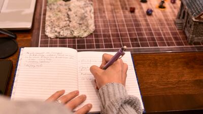 Participants take notes during the game, for hints to be used in the future.