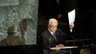 President Mahmoud Abbas calls further negotiations with Israel "meaningless" as long as settlements continue to be built on land that Palestinians claim for their state.