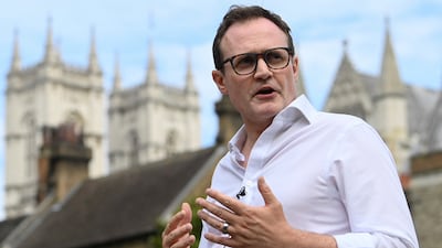 Tom Tugendhat, a former soldier and civil servant, is a candidate to replace Boris Johnson as British prime minister. Reuters