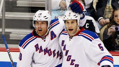 The ability of Brad Richards, left, to do a bit of everything has made it easier for his teammates.