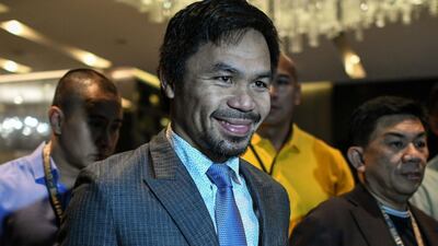 Manny Pacquiao will take on Argentina's Lucas Matthysse in July. Mohd Rasfan / AFP