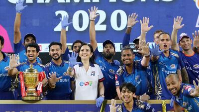 Mumbai Indians won the IPL title for the fifth time after defeating Delhi Capitals by five wickets in Dubai in 2020.