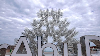 'Forever Bicycles' is comprised of hundreds of stainless steel bicycles.Victor Besa / The National