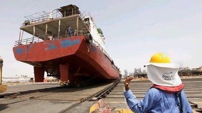 The Dry Docks refinancing has been regarded as a test case for a series of debt repayments and restructurings totalling $14bn due this year. Jaime Puebla / The National