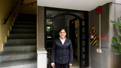 Aina’s mother, Kalpana Pandey, who used to sweep people’s homes earlier, found the time to train as a security guard once Aina began attending Harmony House. She now works at a hotel, earning 5,000 rupees a month, nearly three times her previous salar??