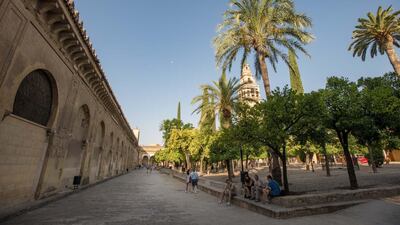 The Courtyard of the Orange Trees, outside the Great Mosque of Cordoba