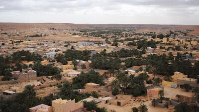 A view of the oasis town of Ghardaia. Lindsay Mackenzie for The National.
