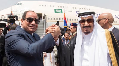 Egyptian president Abdel Fattah El Sisi and King Salman of Saudi Arabia agreed their countries would execute a world-class feat. Wam