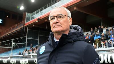 Claudio Ranieri is now managing Sampdoria in the Serie A. Getty